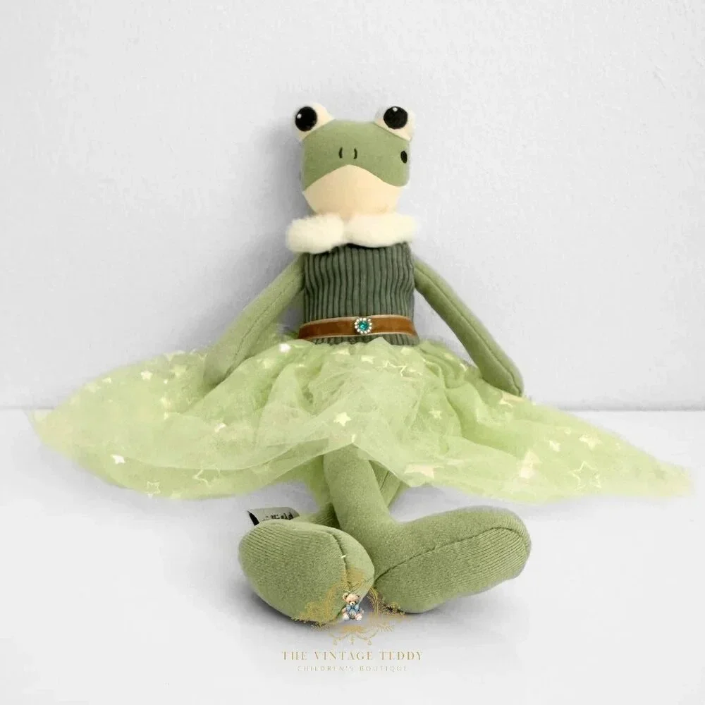 NWT Pretty Girls Princess Ballerina Dolly Plush Toy Handmade Froggy CuteKids Toy